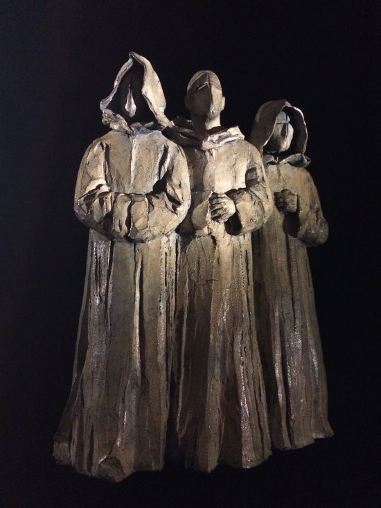 Les trois moines - bronze